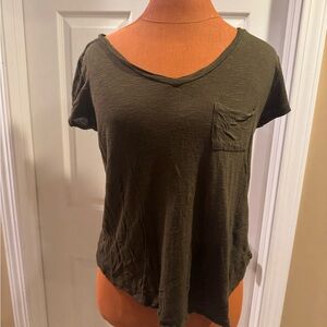 Bozzolo Dark Olive Short Sleeve Pocket Tee